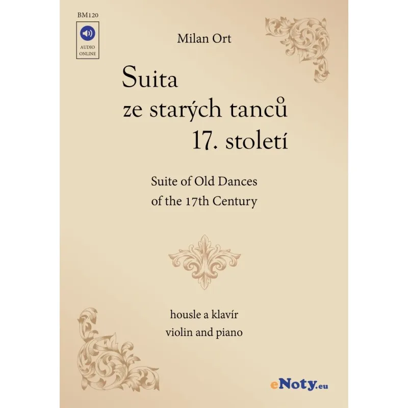 eNoty Suita ze starých tanců 17. století + audio online