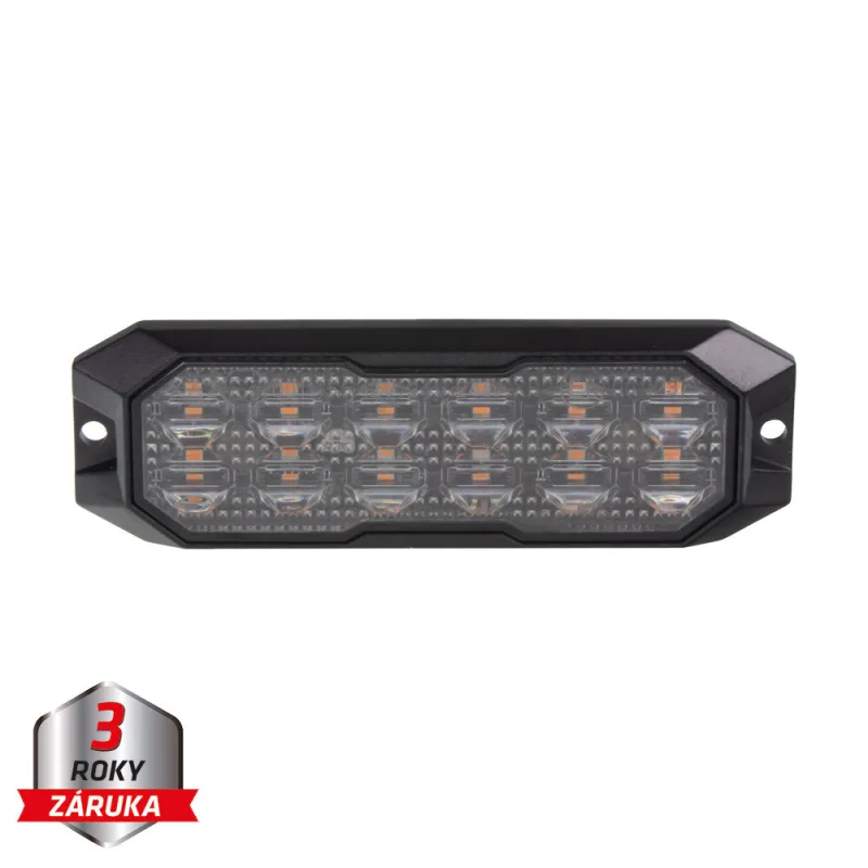 PROFI výstražné LED světlo vnější, oranžové, 12-24V, ECE R65 CH-012A