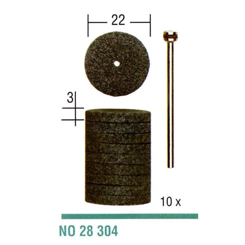 Brúsne kotúče karbid kremíka 22mm PROXXON 28304