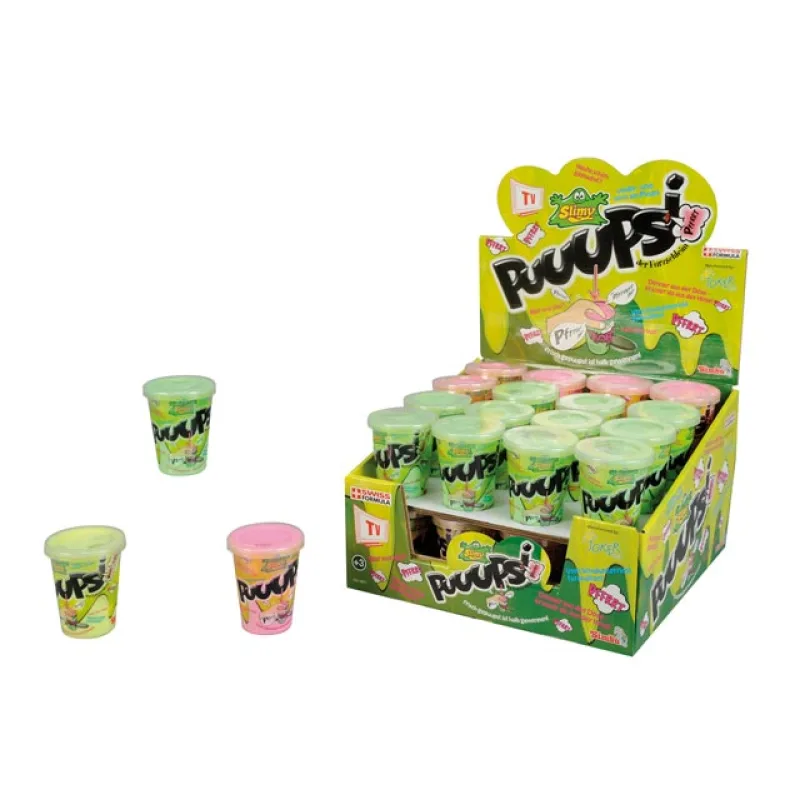 simba Slimy prdící sliz v kelímku, 3 druhy, displej 32 ks