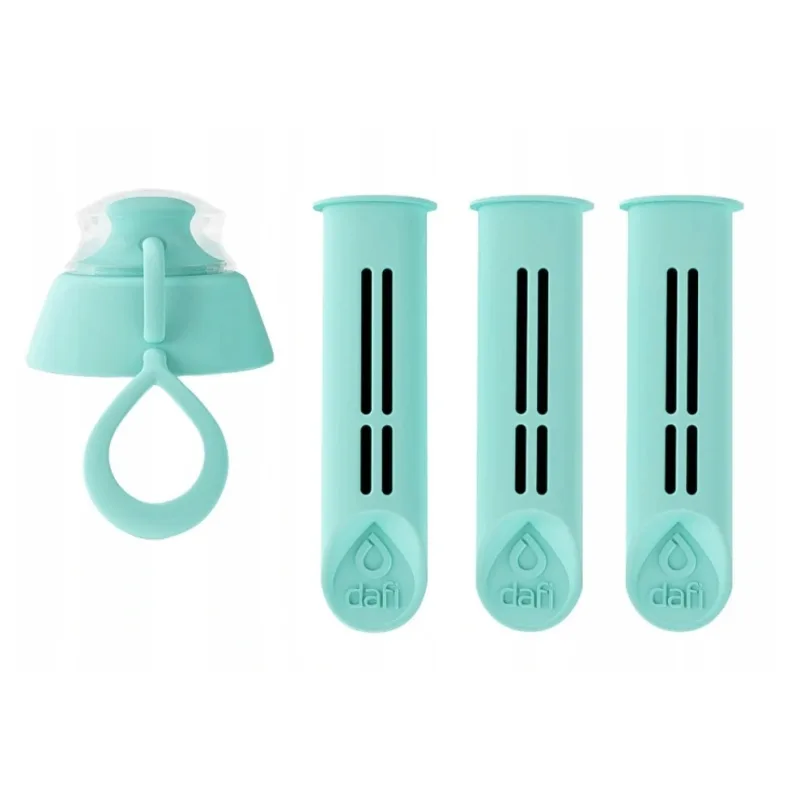 Dafi náhradný filter 3 ks + viečko do filtračnej fľaše - mentolová