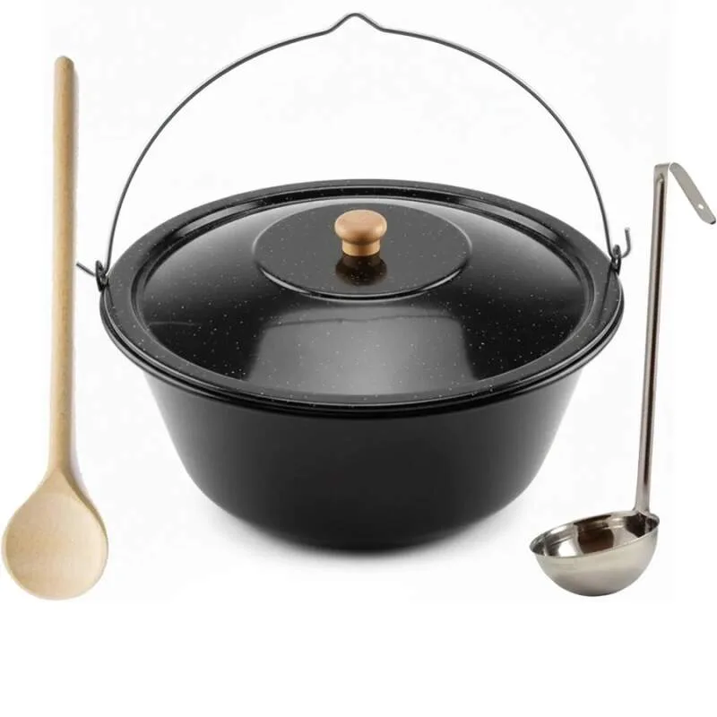 Smaltovaný kotlík 16 L kompletka