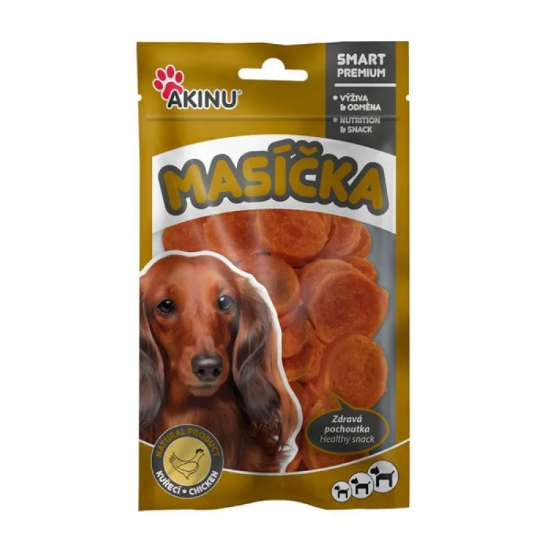 AKINU Kuracie chipsy pre psov 75g
