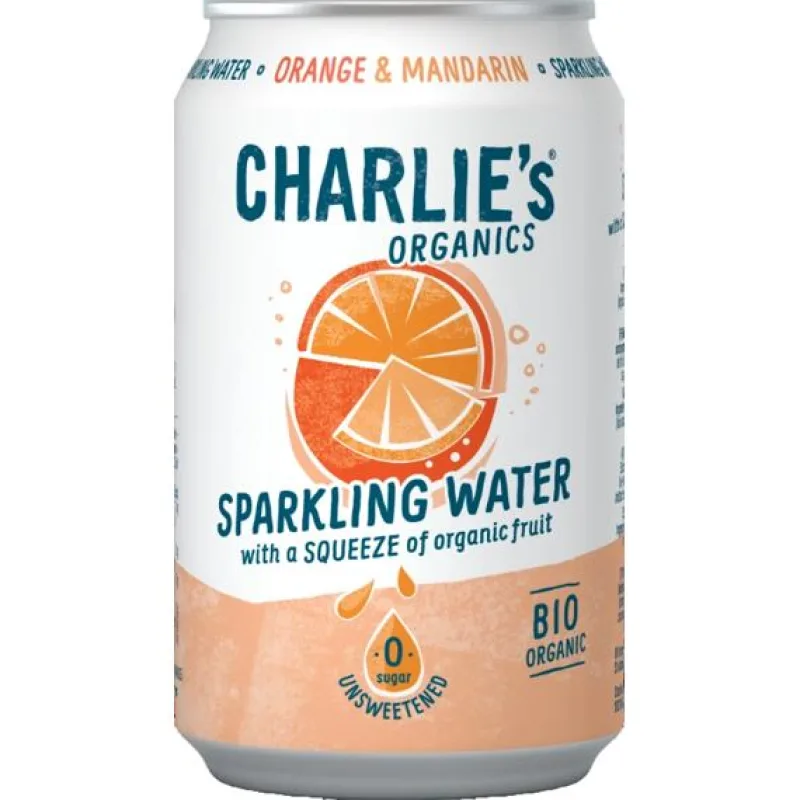 Charlie's Organics s pomarančovou a mandarinkovou šťavou 330 ml