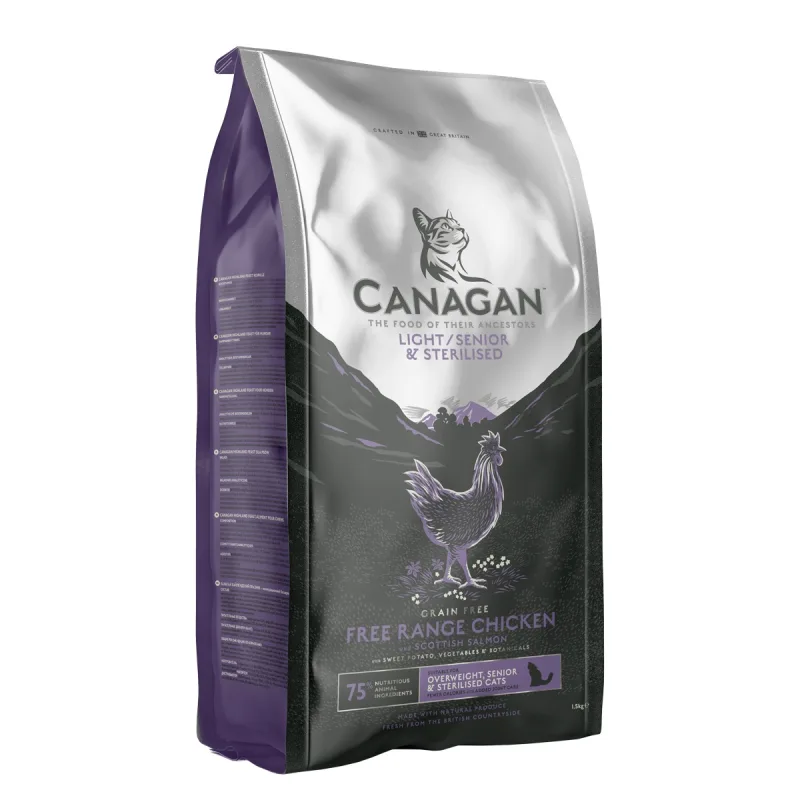 CANAGAN Cat LIGHT / SENIOR 2x 4 kg