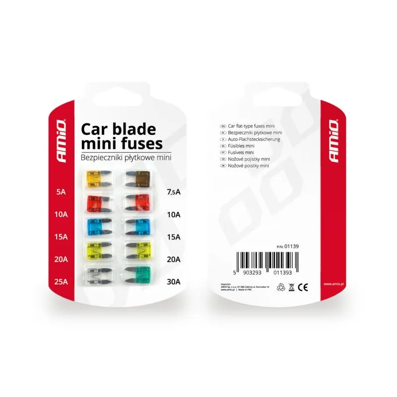 Poistky nožové mini sada 10KS