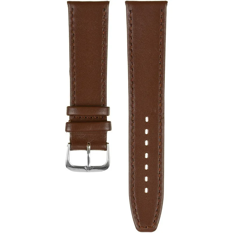 Predĺžený kožený remienok na hodinky 12 mm hnedý PACIFIC W01XL-02-12