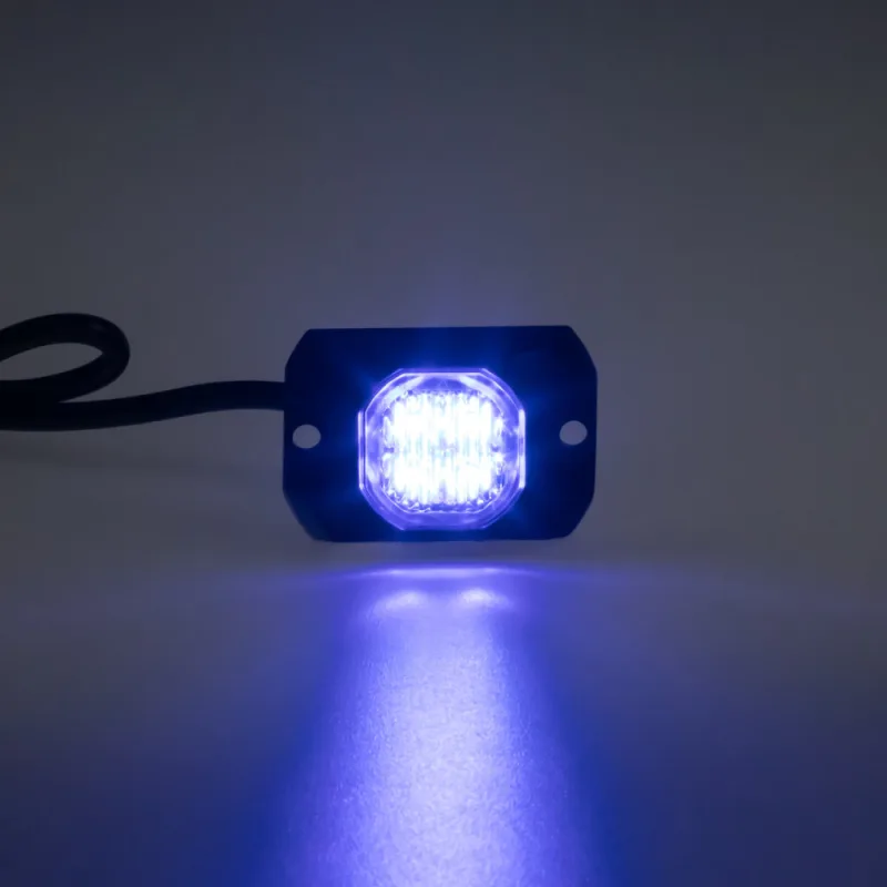 PROFI výstražné LED světlo vnější modré, 12-24V, ECE R65 kf314b