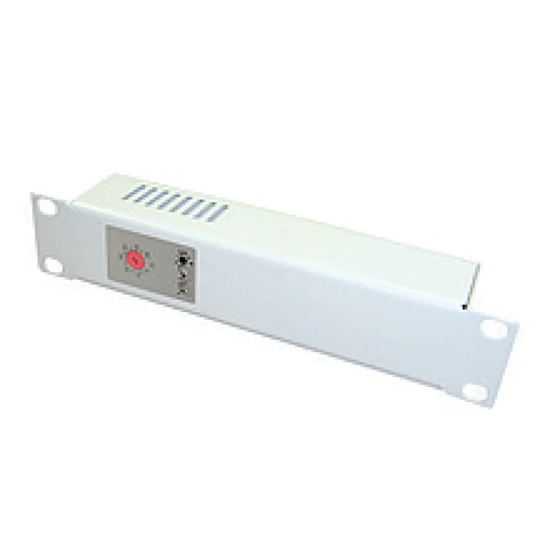 SOLARIX Termostatická jednotka 1U bimetalová pro topení RAL 7035 do 19" lišt, BTR-10-H-G 80199038