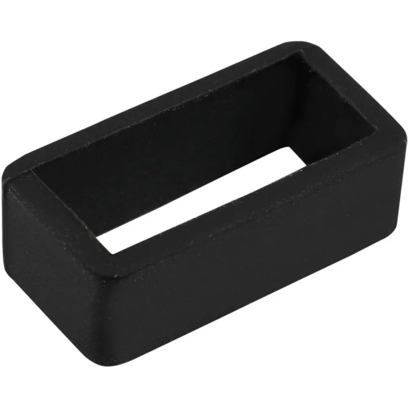 Silikónové pútko k remienku na hodinky 18 mm čierne ADANITO PU20-01-18