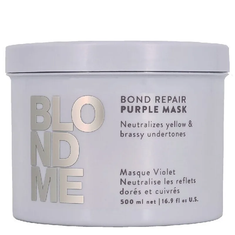 SCHWARZKOPF BlondMe Purple Mask 500ml - neutralizačná maska pre ľadovo chladnú blond