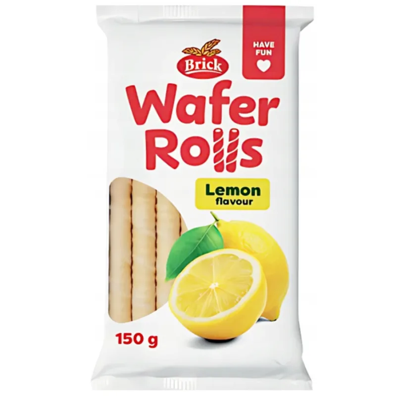 Brick Trubičky citrónové 150g