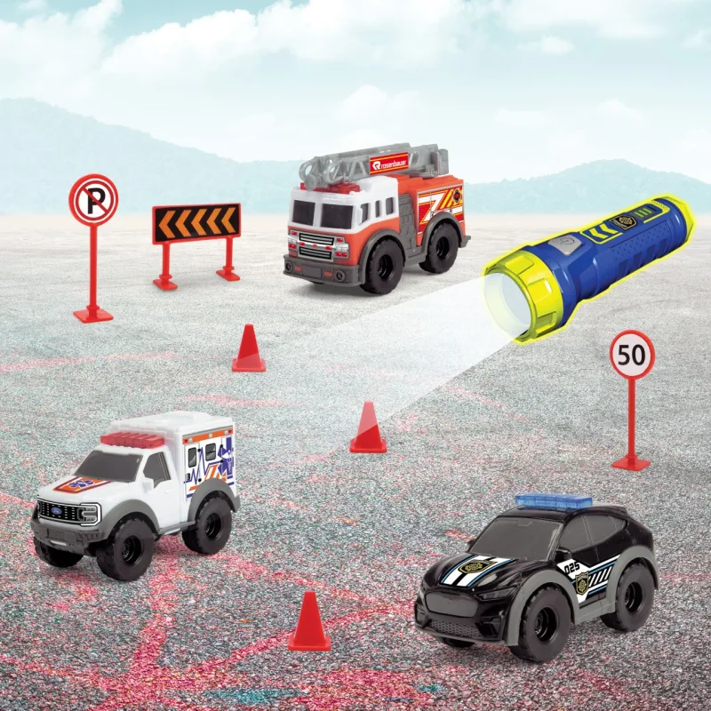 Dickie SOS Mikro Set s baterkou 9 cm