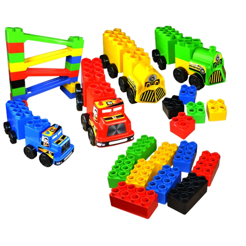 BJ Veľké kocky GIGANT Mega - vozidlá a kĺzačky