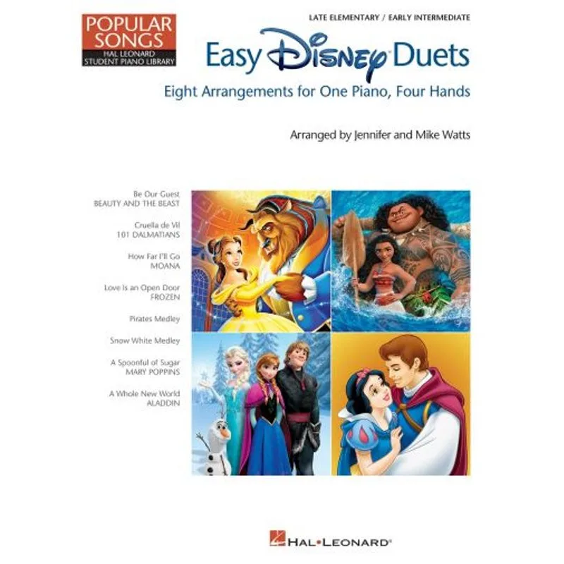 Hal Leonard Easy Disney Duets for piano