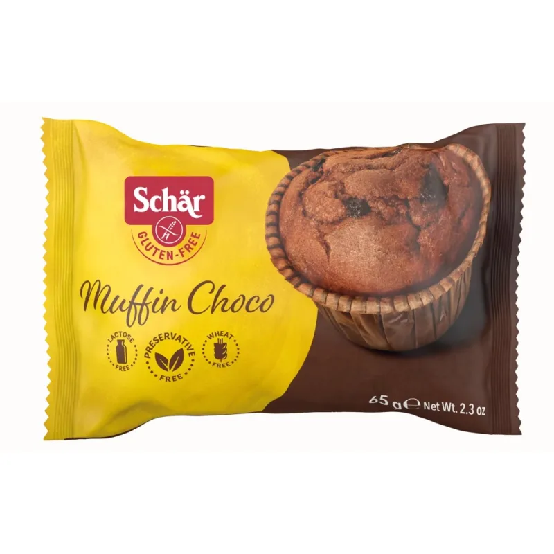 Schär MUFFIN CHOCO jemné pečivo bezgluténové kakaové 65 g