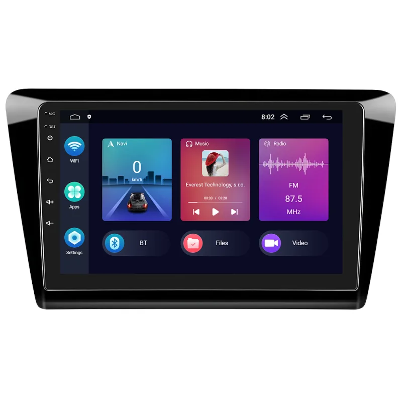 Podofo 2DIN autorádio PEV23 Android, Škoda Rapid B481