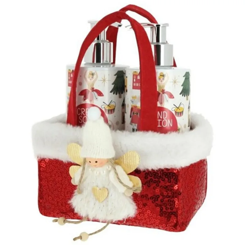 VIVIAN GRAY CHRISTMAS Fairy Red Set - Crema Soap + Hand Lotion 2x250ml - tekuté mydlo + mlieko
