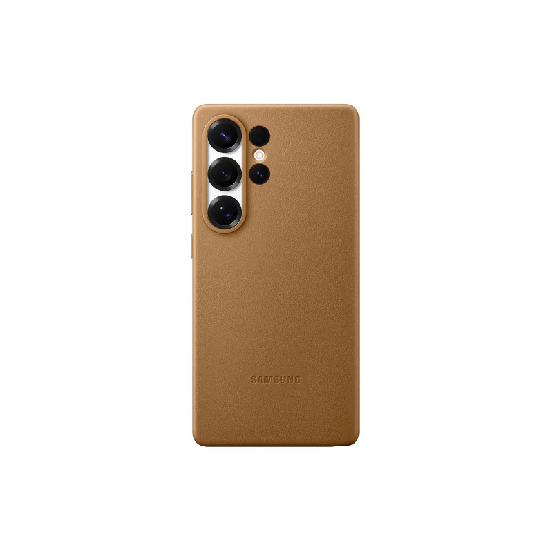 Samsung Ochranný kryt z veganské kůže pro Galaxy S25 Ultra Brown EF-VS938PFEGWW