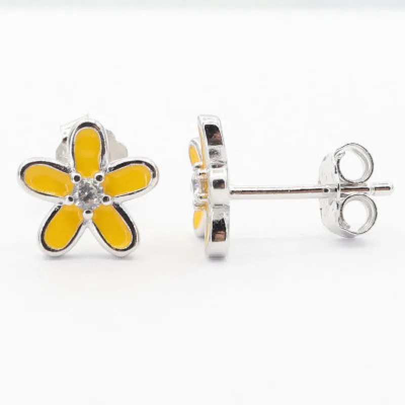 Strieborné náušnice na puzety KA E4852Y