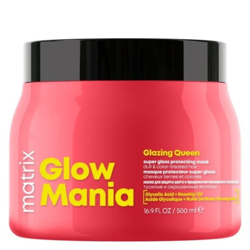 MATRIX Total Results Glow Mania Glazing Queen Mask 500ml - maska na farbené vlasy