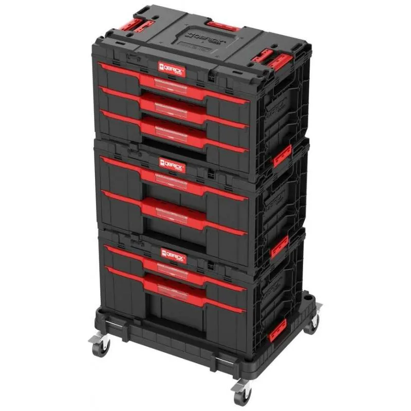 Box QBRICK® System ONE Workshop - Cart, 3x Toolbox,