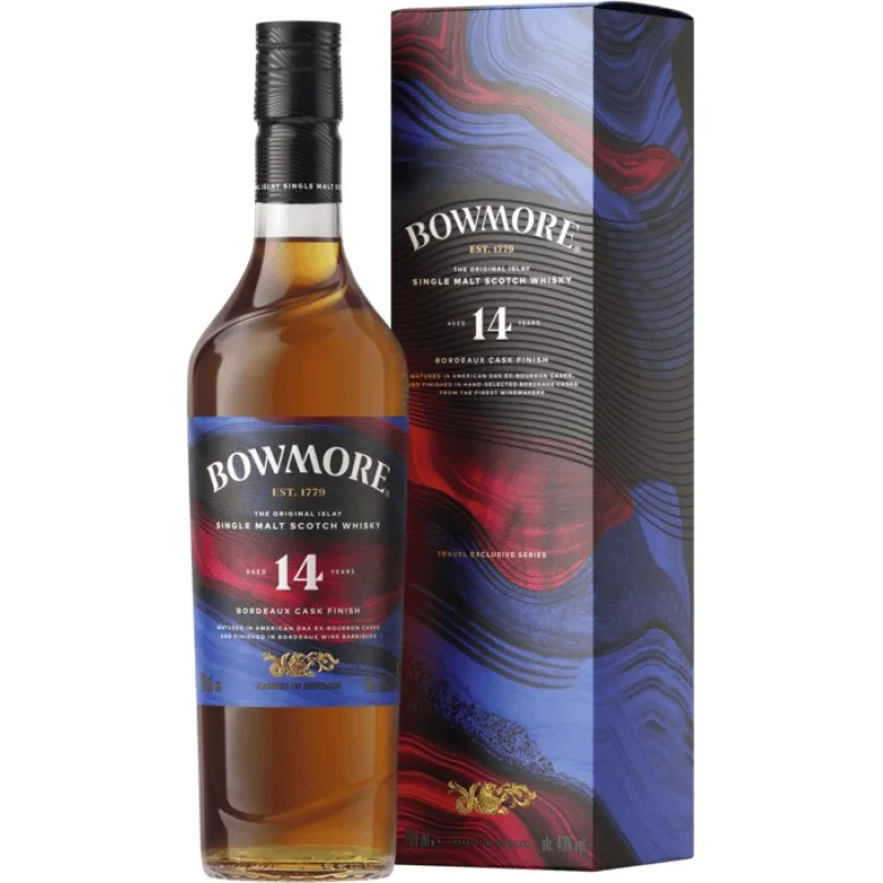Bowmore 14y Bordeaux Cask Finish 43% 0,7 l (kartón)