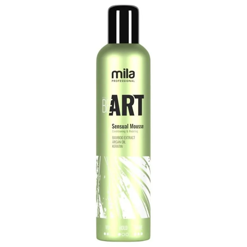 MILA Hair Cosmetics Sensual Mousse 300ml - výživná a stylingová pena s Arganom
