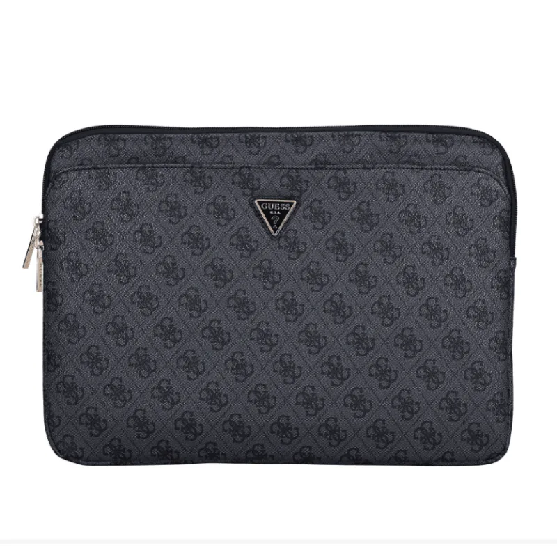 NONAME Guess PU 4G Triangle Logo Obal pro Notebook 14" Black 3666339310233