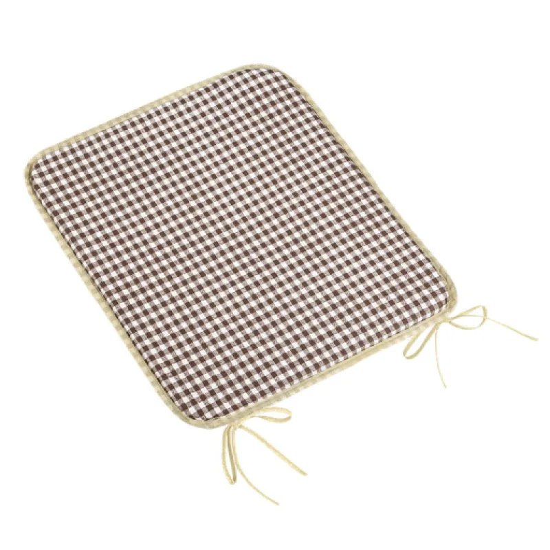 Bellatex Sedák BERTA hladký, Kostička hnědá - 40x40 cm