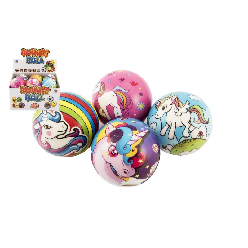 Teddies Loptička penová mäkká 9cm mix druhov