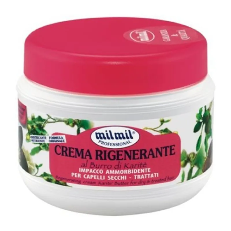 MIL MIL Starostlivosť o vlasy Regeneračný krém na vlasy karité 500ml