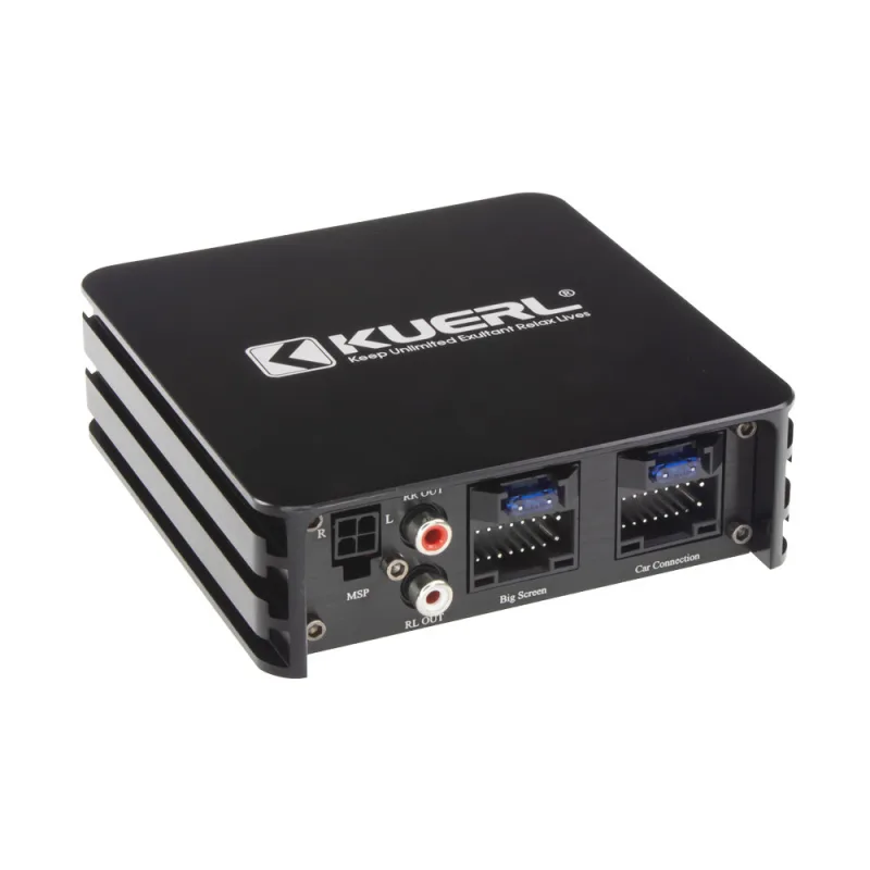 KUERL 4/6 cestný DSP zesilovač do auta pro Android, 6 x 60W DSP-02