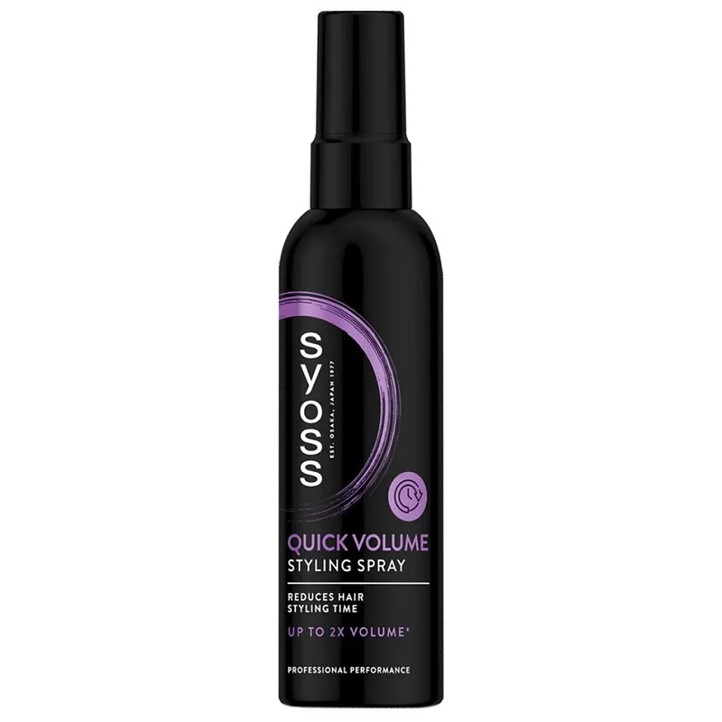 SYOSS Professional Quick Volume Spray 150ml - sprej pre objem vlasov, temoochrana