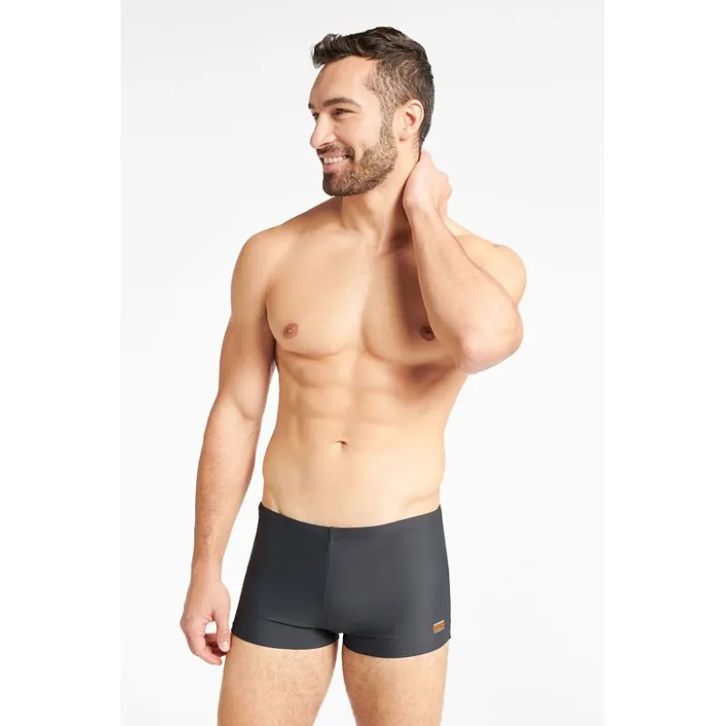 Pánske boxerkové plavky Gulf sivé XL