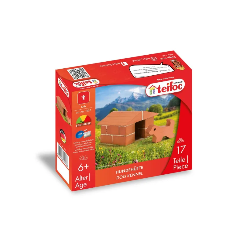 Směr Stavebnica Teifoc Psia búda 17ks v krabici 18x15x5cm