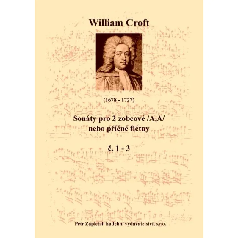 NotaNota Sonáty pro 2 zobcové /A,A/ nebo příčné flétny č. 1 - 3
