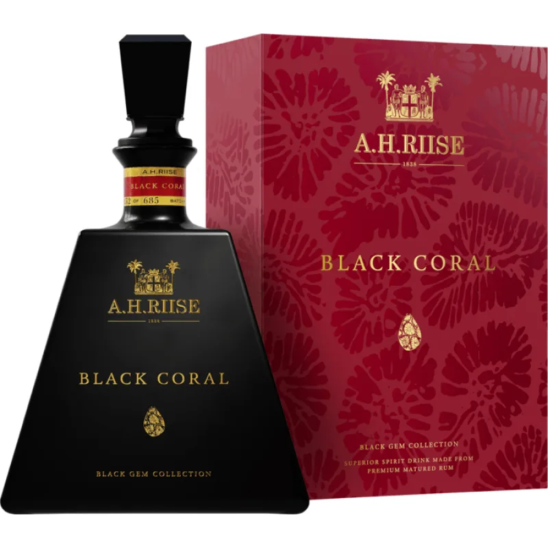 A.H. Riise Black Coral 45,8% 0,7 l (kazeta)