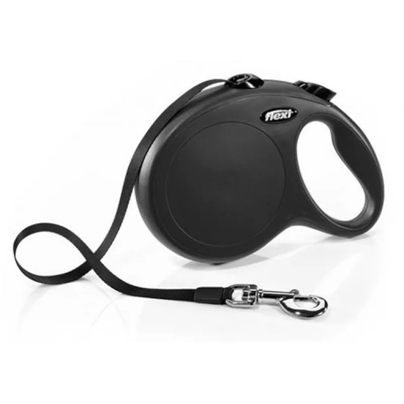 Vodítko Flexi Classic NEW L páska 8 m do 50 kg čierna