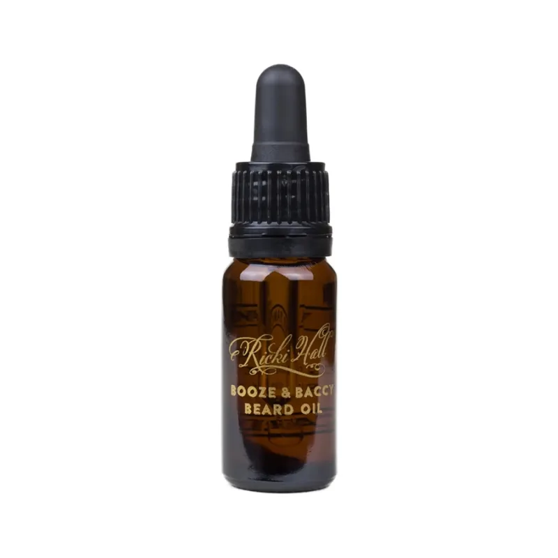 Olej na plnovús CAPTAIN FAWCETT Ricki Hall Booze & Baccy beard oil - cestovné balenie 10 ml