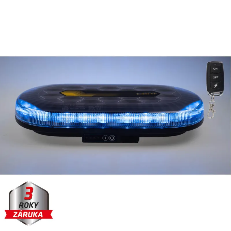 AKU LED rampa modrá, 48xLED, magnet, 328mm, ECE R65 R10 sre2-bat865blRE