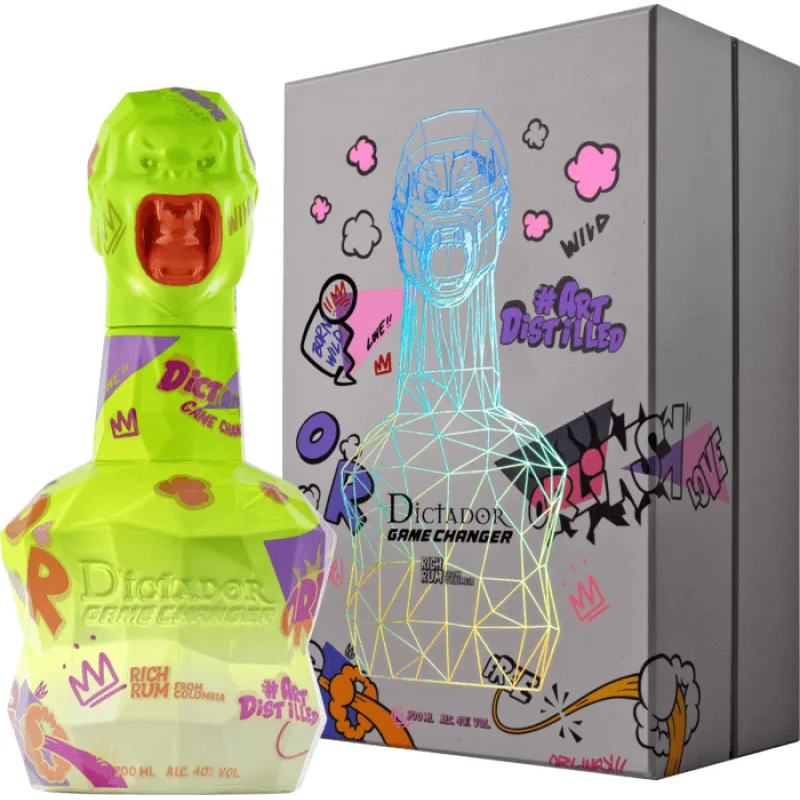 Dictador Game Changer Neon Yellow Bottle 40% 0,7 l (kazeta)