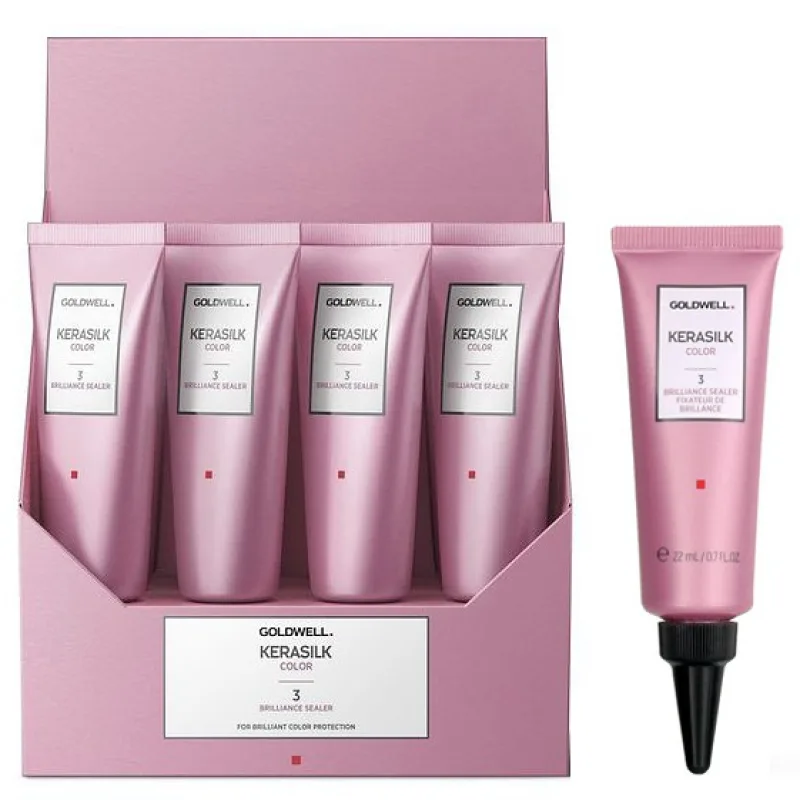 GOLDWELL Kerasilk Color Brilliance Sealer 12x22ml - sérum pre farbené vlasy