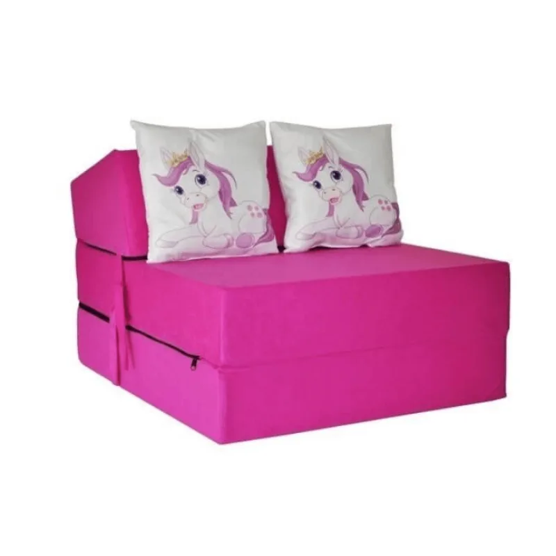 FIMEX Kreslo KIDS 70x200x15 Farba: Poník růžová