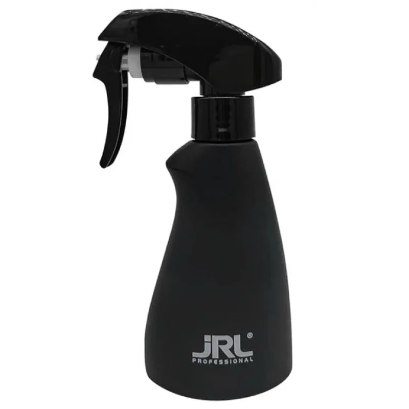 JRL Professional Spray Bottle Black 150ml - rozprašovač na vodu s logom JRL - čierny