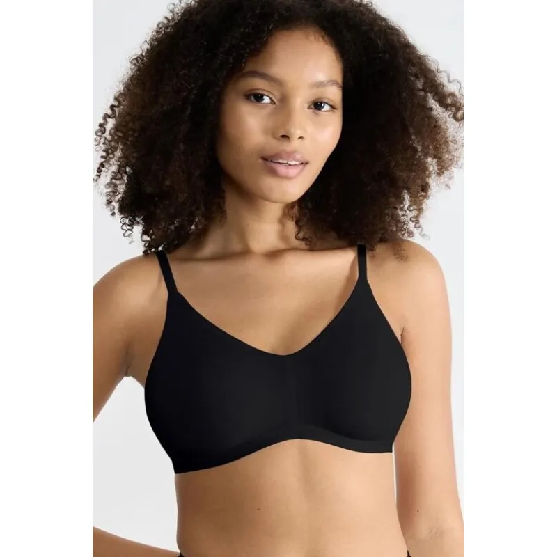 Soft podprsenka organic GO Daily Cotton čierna XL