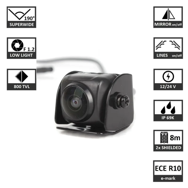 CAM7 Kamera analog 190° 12-24V CAM7