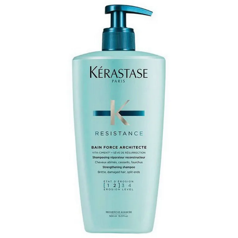 KÉRASTASE Resistance Bain Force Architecte 500ml - šampón pre poškodené lámavé vlasy