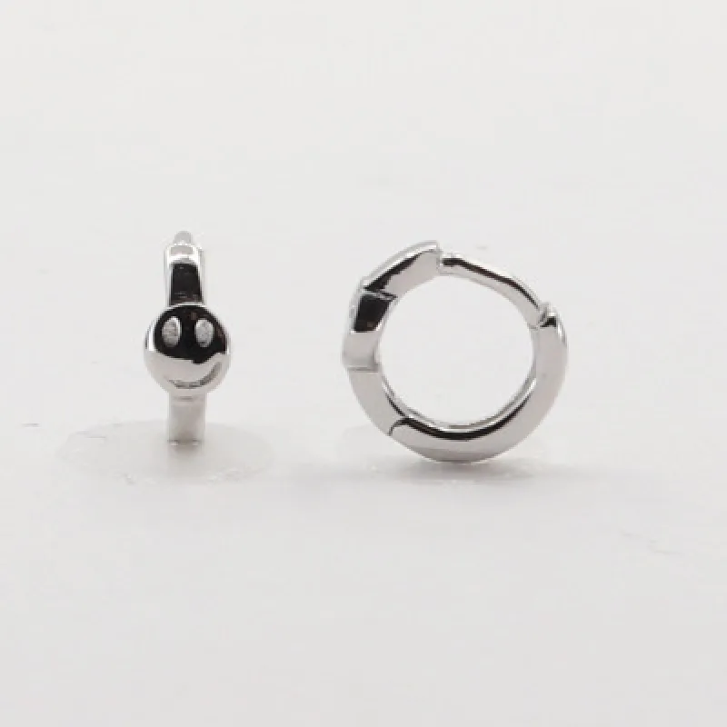 Strieborné náušnice krúžky KA E4462