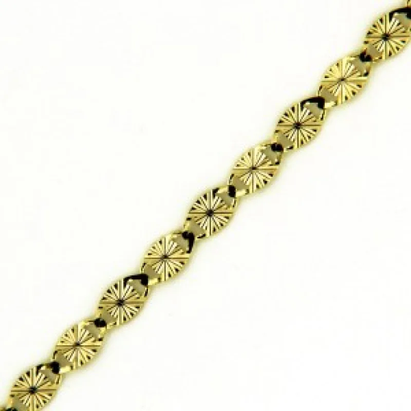 Zlatá retiazka zo žltého zlata KA GVGL/030/D1, 50, 1.63 g